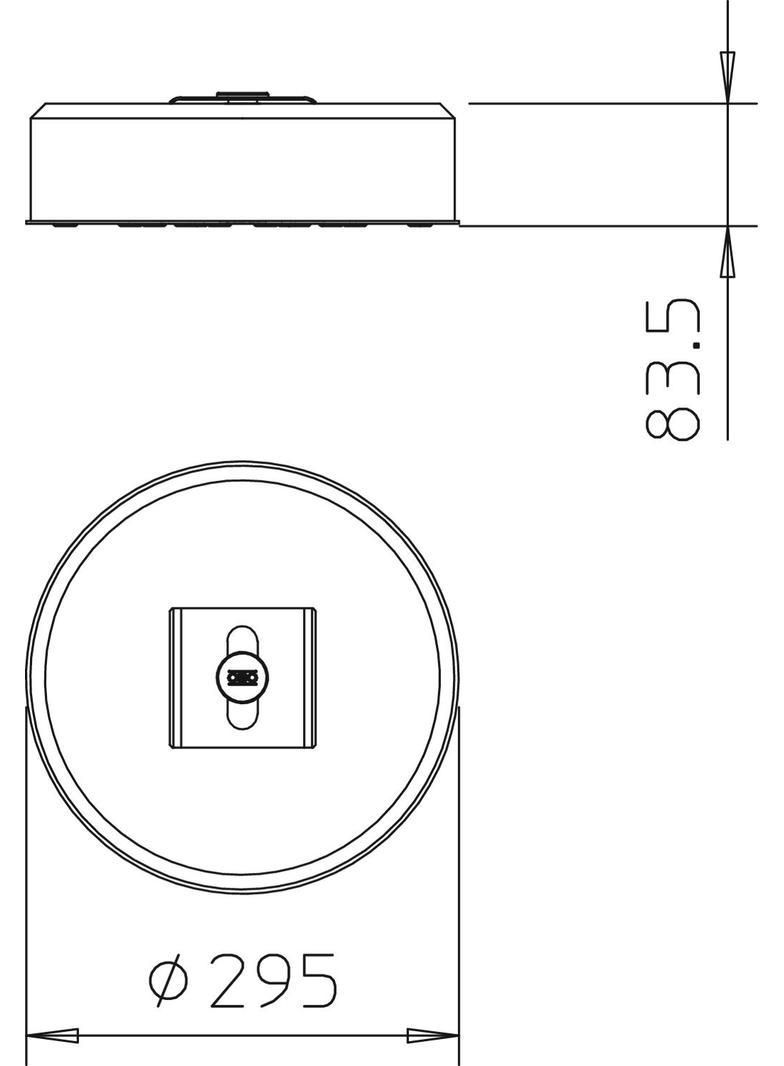 TrayFix-10-L, Podstawa betonowa do koryt