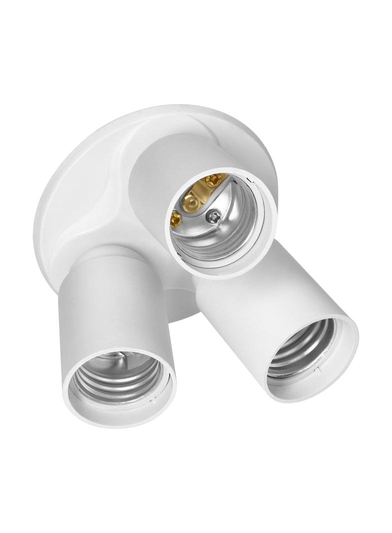 Przejściówka do źródła światła E27/3xE27, wąska