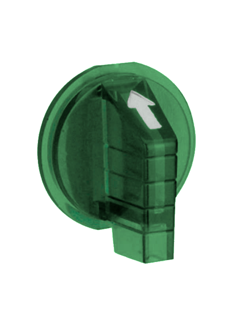 Harmony 9001K Krótki uchwyt do podświetlanego przełącznika, zielony, 30 mm