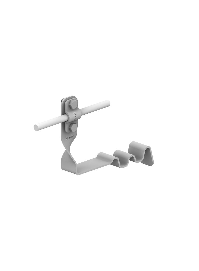 Uchwyt dach.skręc.prof. WZÓR 25 Z-śruba,H=10cm/OG/