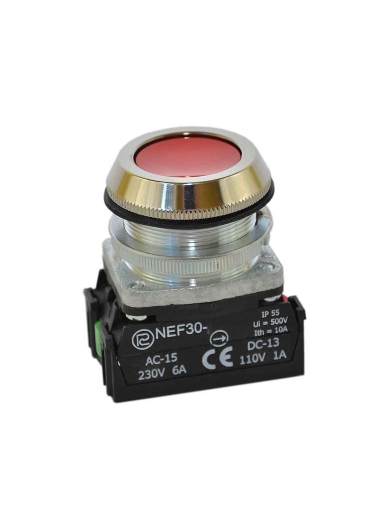 Przycisk NEF30-K2X/W3 czerwony W0-NEF30-K 2X/W3 C PROMET