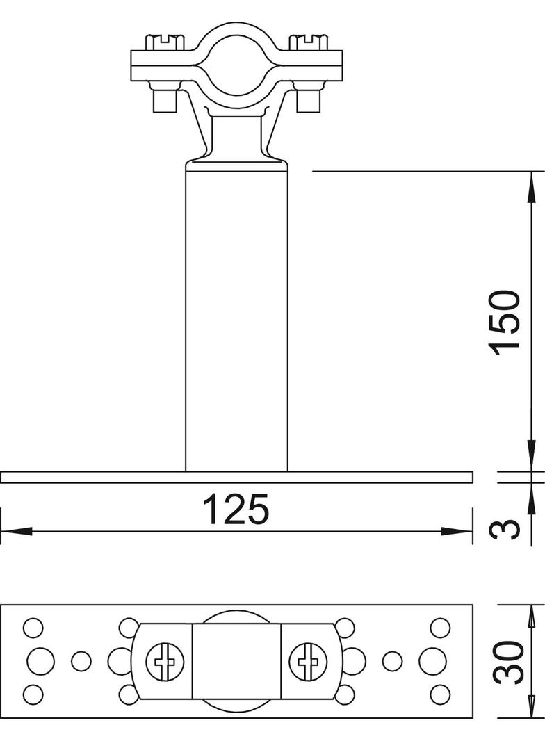 Element dystansowy ISO