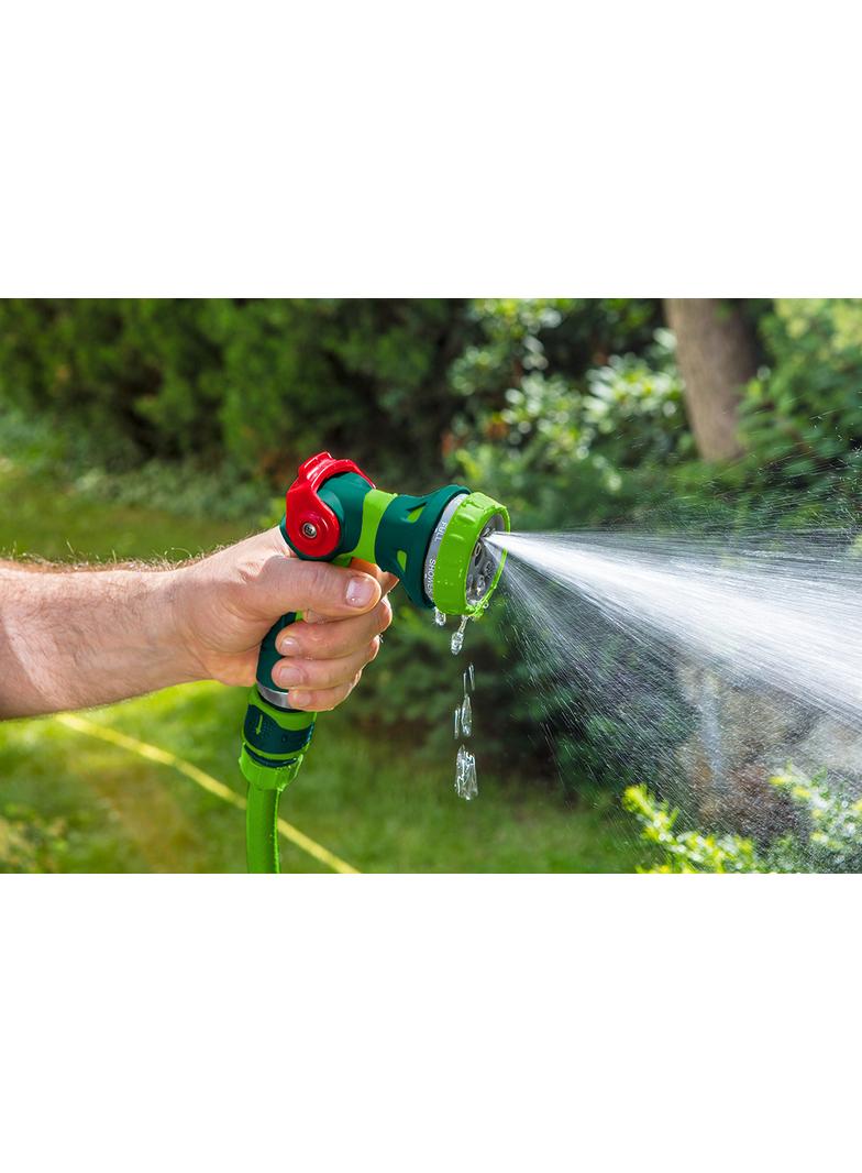 Zraszacz pistoletowy 8-funkcyjny z płynna regulacją strumienia