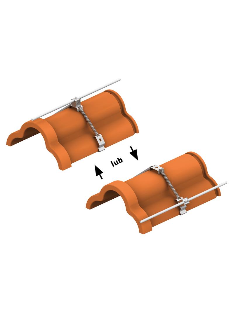 AN-153EM/OH/ Uchwyt gąsiorowy sprężynowy EasyM /OH/