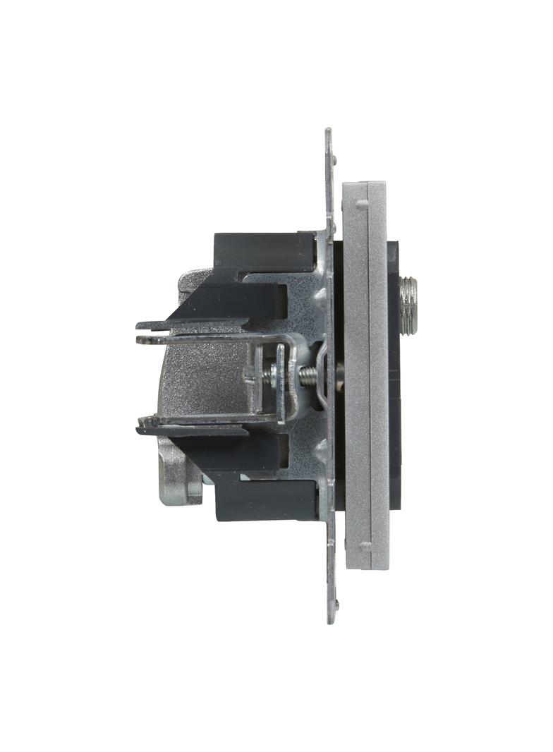 SUNO - Gniazdo TV-R-SAT przelotowe 14 dB, Aluminium, Legrand
