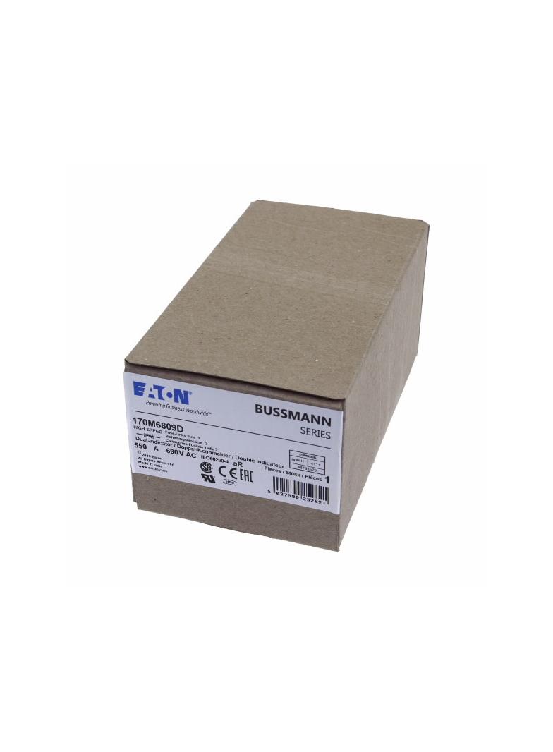 550A 690V aR DIN 3 HSDNH FUSE Wkładka szybka 550A AC 690V DIN 3 aR DIN IEC podwójny wskaźni 170M6809