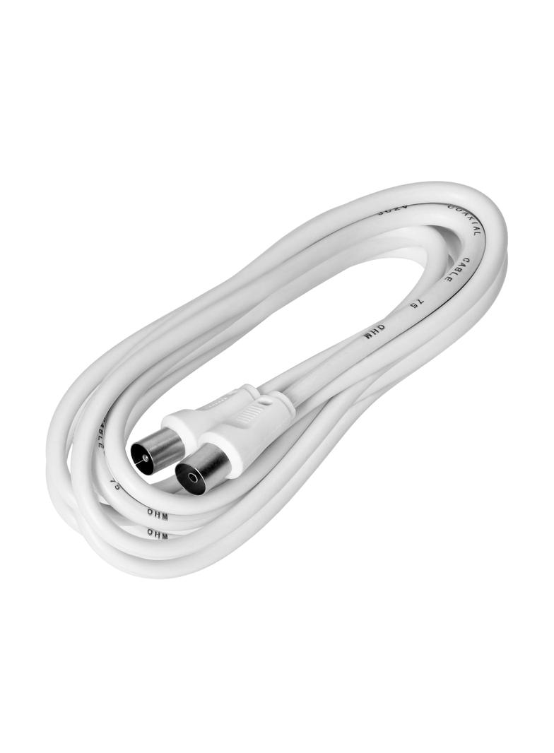 Kabel TV - VIDEO biały 5,0m