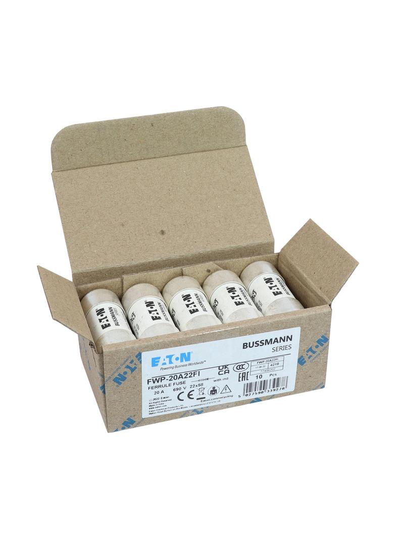 20A 690V 22X58 INDICATED 14 X 58MM 20A 700V 22X58 cylindryczna do półprzewodników wybijak 14 X 58MM