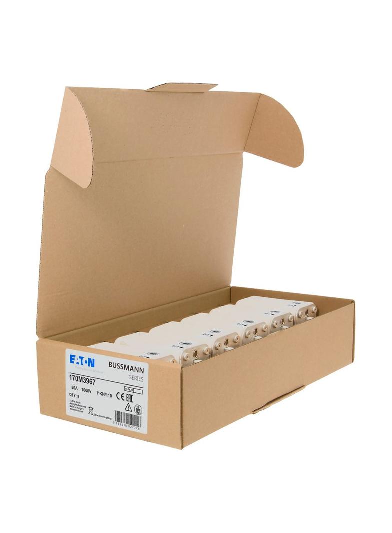 80A 1000V 1*KN/110 aR INDICATOR FUSE Wkładka szybka 80A AC 1000V compact DIN 1 43x61x138 m 170M3967
