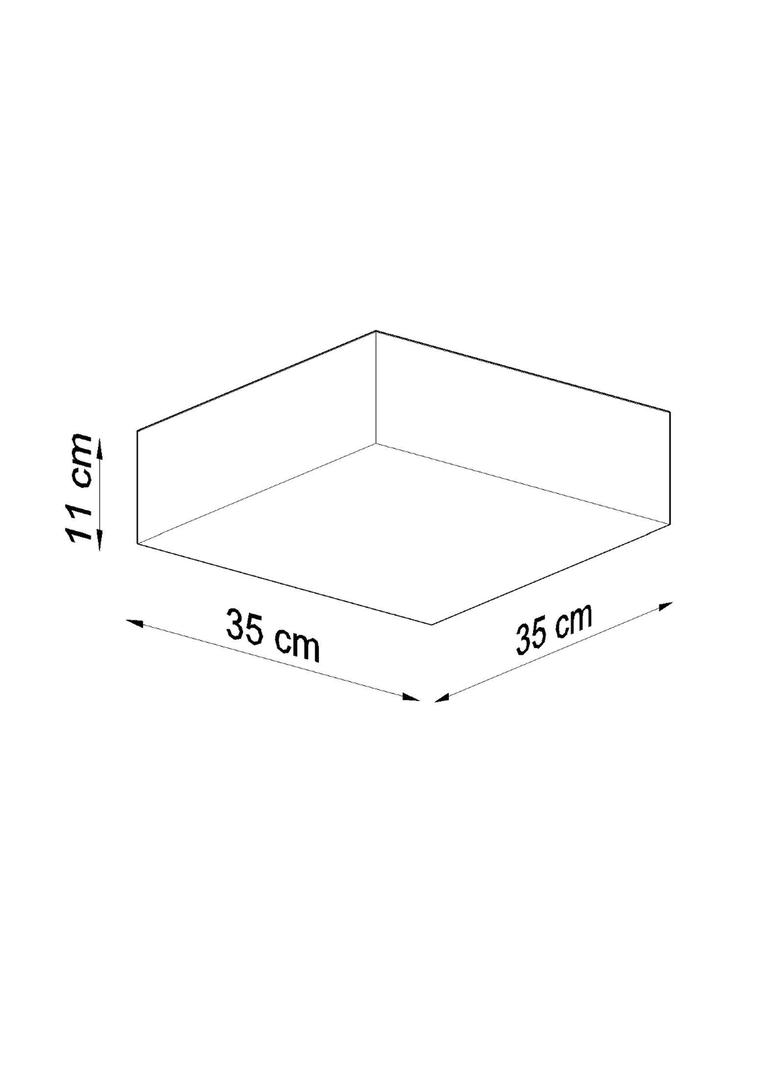 Plafon HORUS 35 biały