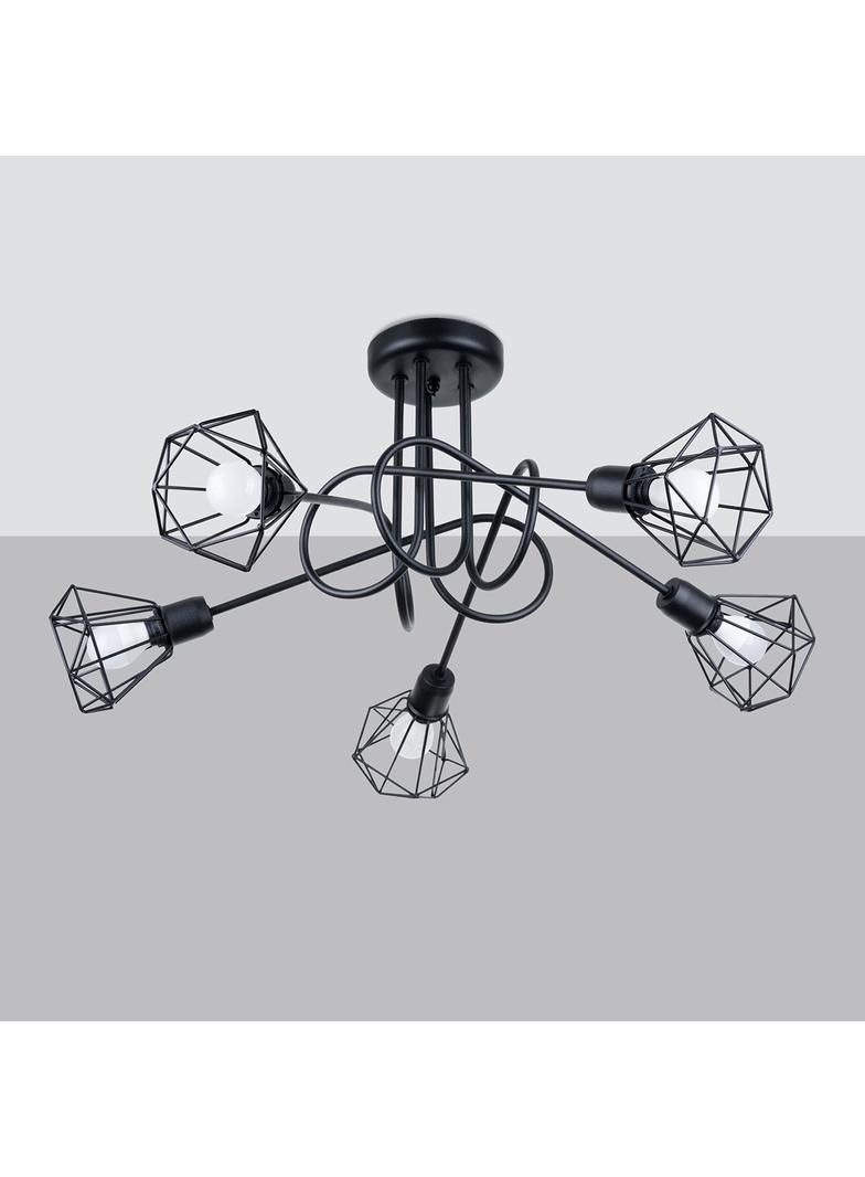 Sollux Żyrandol ARTEMIS 5S czarny SL.1110