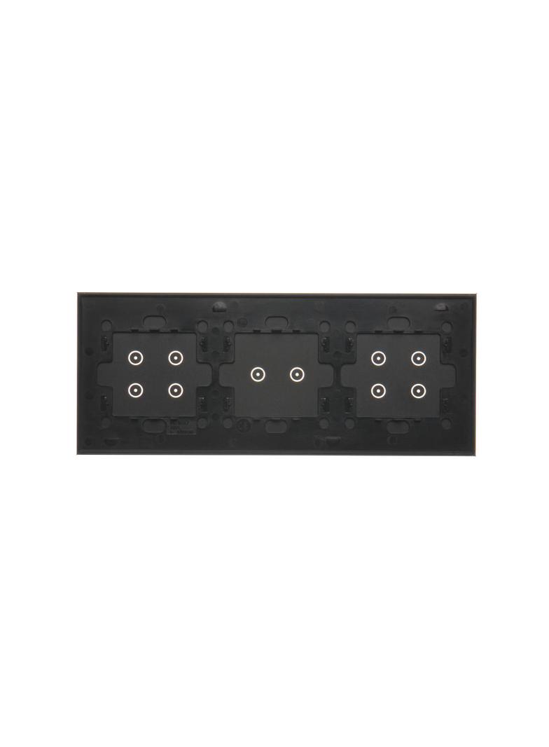 Simon 54 Touch Panel dotykowy S54 Touch 3 moduły 4 pola dotykowe + 2 pola dotykowe poziome + 4 pola dotykowe zastygła lawa DSTR3424/73 KONTAKT