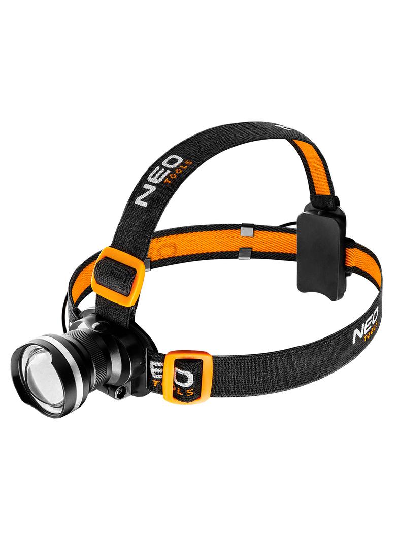 Latarka czołowa 400 lum, zoom, CREE R5, 3xAAA