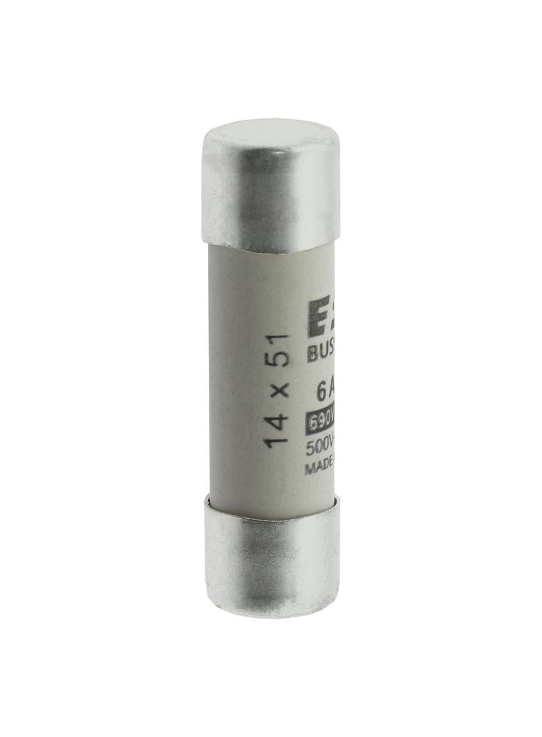 CYLINDRICAL FUSE 14 x 51 6A GG 690V AC Wkładka cylindryczna 14 x 51mm 6A GG 500V AC C14G6 EATON