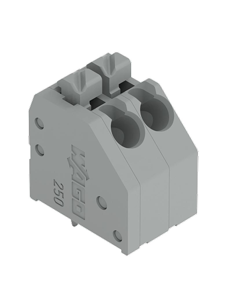 listwa zaciskowa do pł. drukowanych 2-bieg. szara raster 3,5 mm /140szt./ WAGO