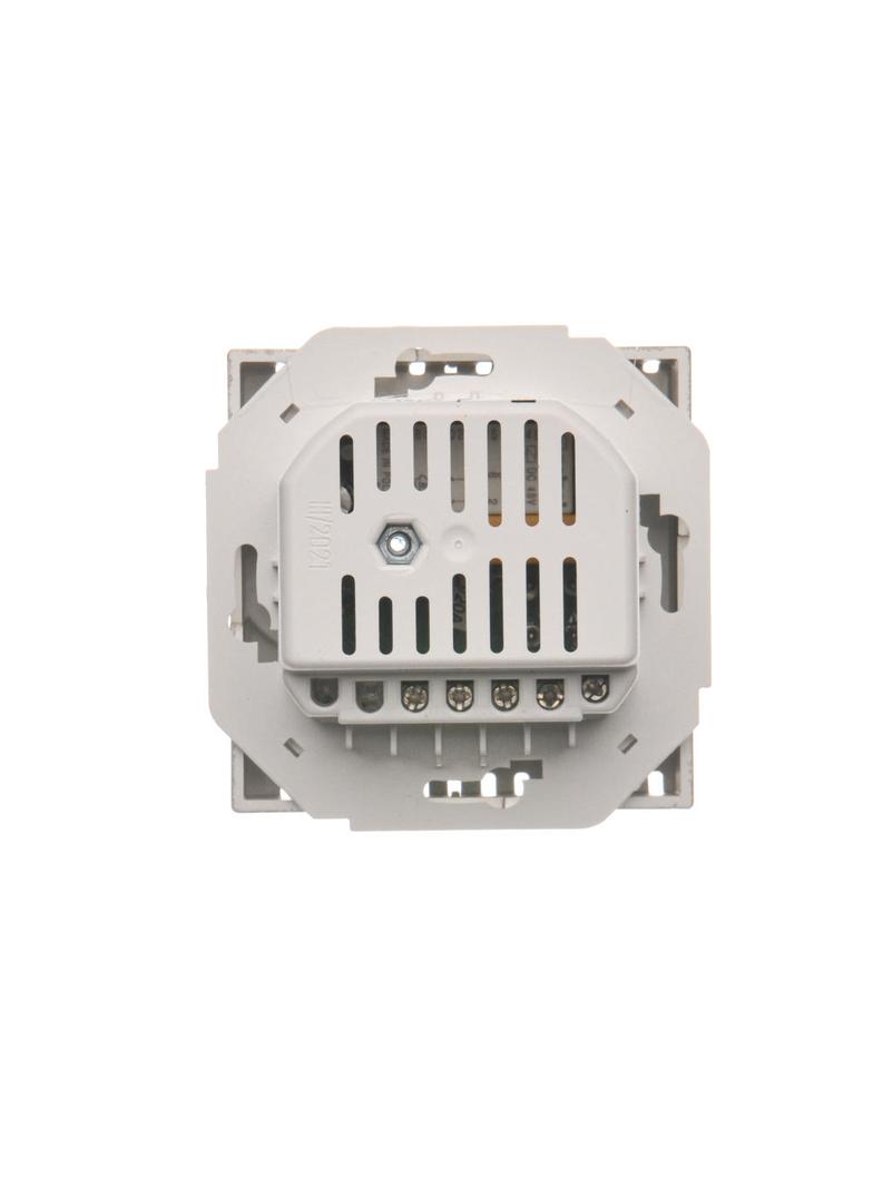 Simon Basic Regulator temperatury z czujnikiem wewnętrznym 16A 230V. Montaż gniazda na wkręty do puszki satynowy BMRT10W.02/29 BMRT10w.02/29 KONTAKT