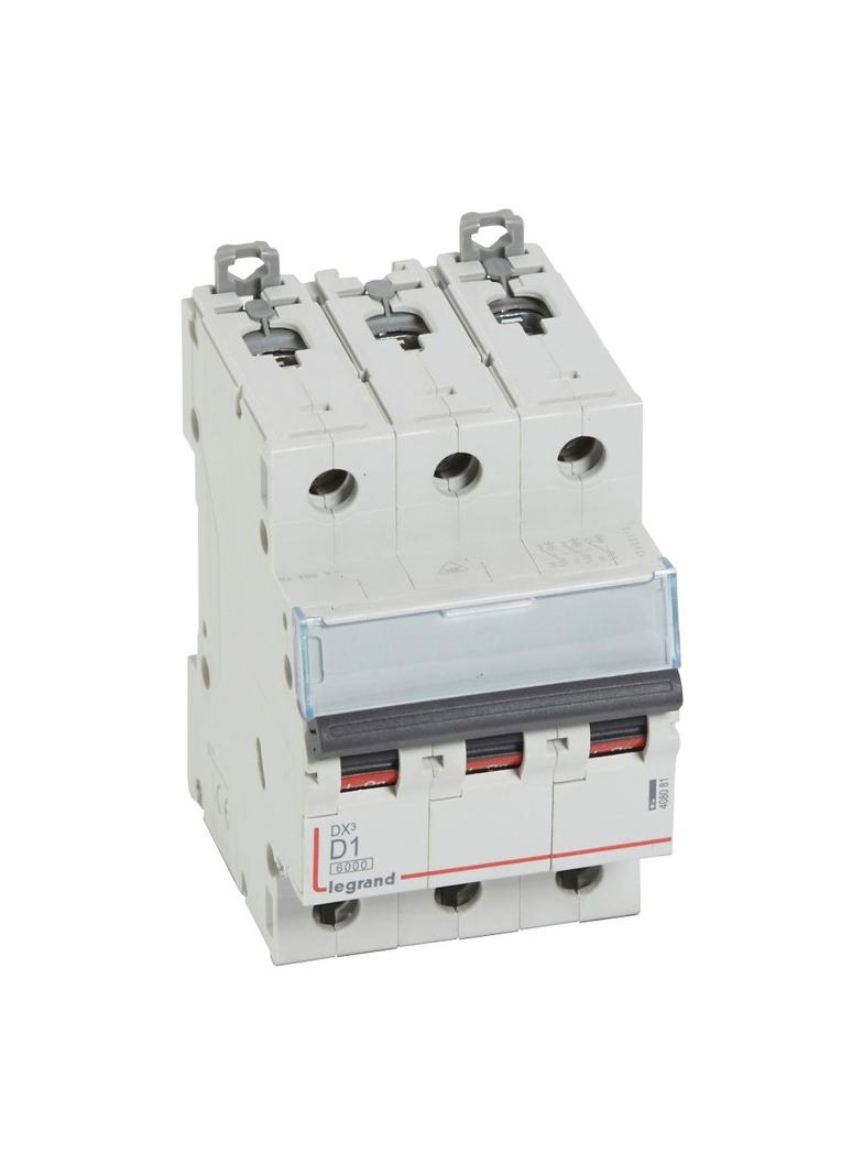 Wyłącznik Nadprądowy S 303 3P D1A 6kA DX3 408081 LEGRAND