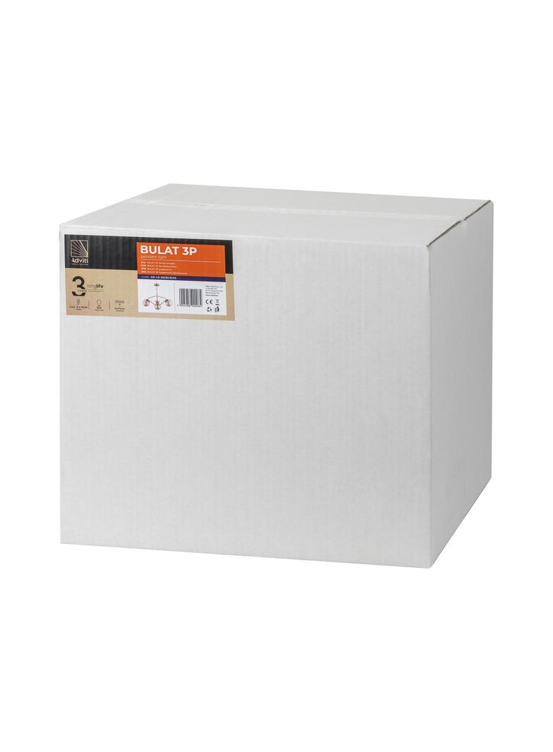Bulat 3P E14 lampa wisząca max. 3x40W złota AD-LD-6219CE14S ORNO
