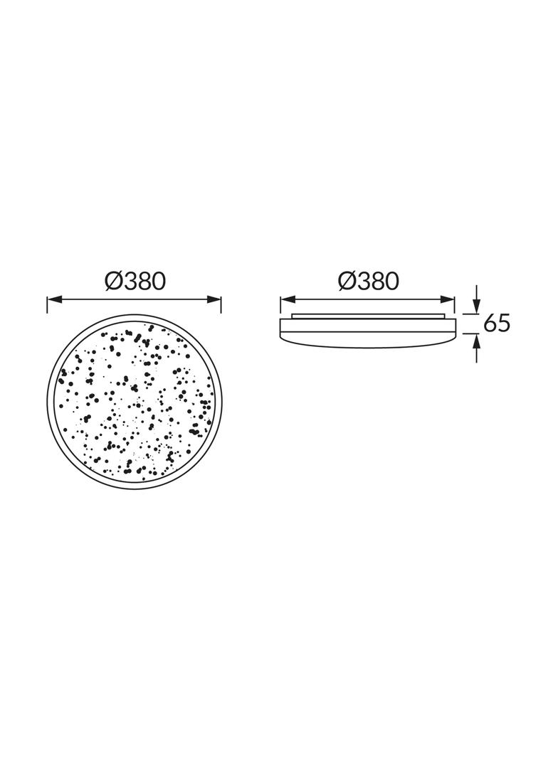 Plafoniera SMD LED KAROL LED C 24W 4000K 03240 IDEUS