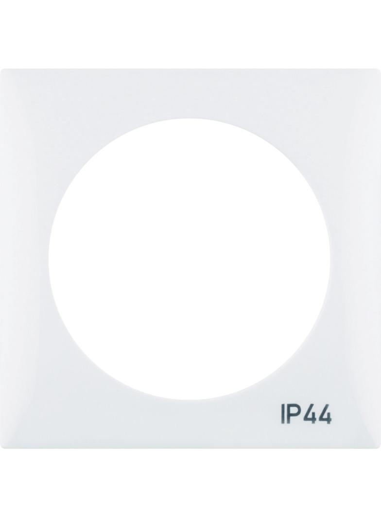 Integro Flow Ramka 1-krotna z nadrukiem IP44 bez uszczelki, biały 918272599 HAGER