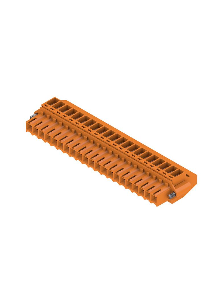 BL 3.50/21/90F SN OR BX Wtyk PCB (złącze wiązki), 3.50 mm, Liczba biegunów: 21, Przyłącze z jarzmem /18szt./ 1639200000 WEIDMÜLLER