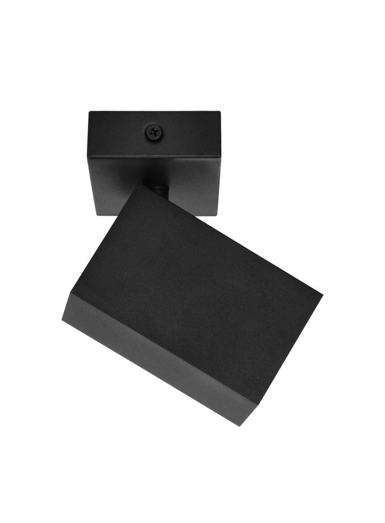KUBAR SP 1, oprawa ścienno-sufitowa, GU10 max. 35W, IP20, czarna