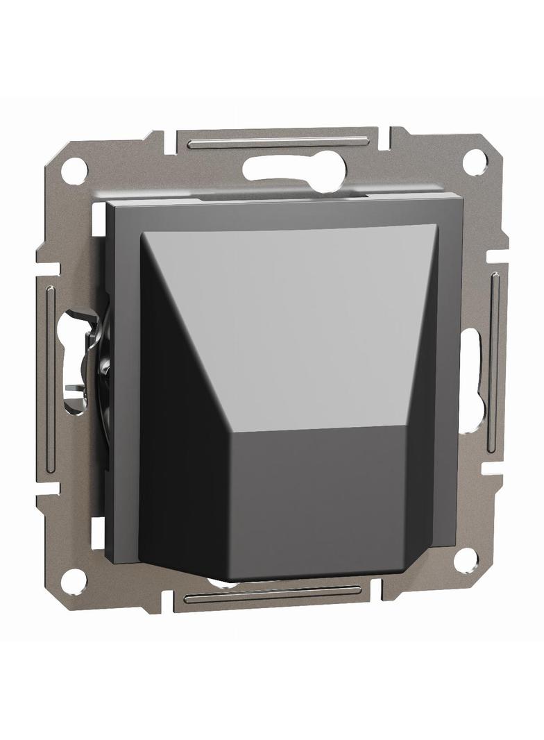 Asfora, wypust kablowy bez ramki, antracyt