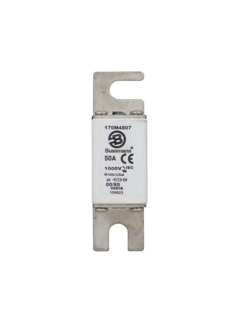 50A 1000V 00/80 aR INDICATOR FUSE Wkładka szybka 50A AC 1000V rozmiar 00 30x47x98 mm aR DIN 170M4807