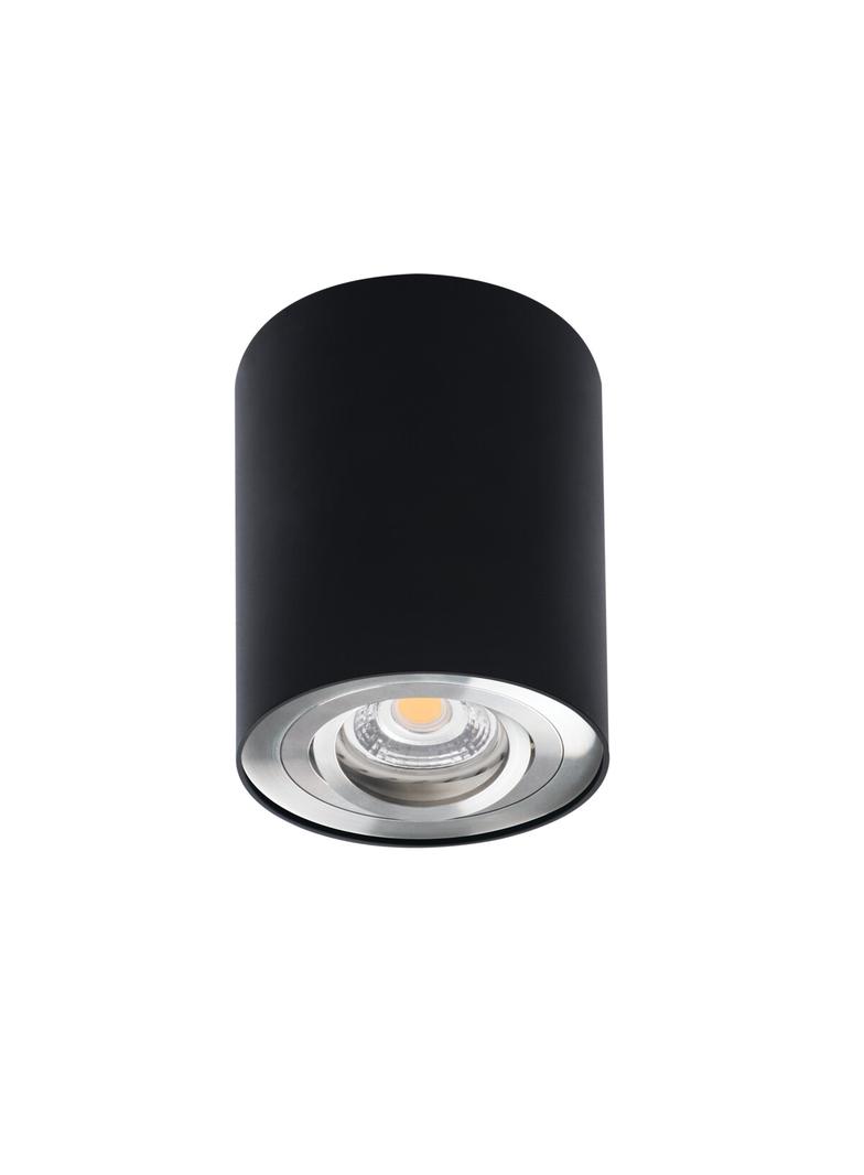 BORD DLP-50-SR/B Oprawa sufitowa natynkowa BORD DLP-50-SR/B regulowana kolor czarny / srebrny 1XGU10 22558 KANLUX