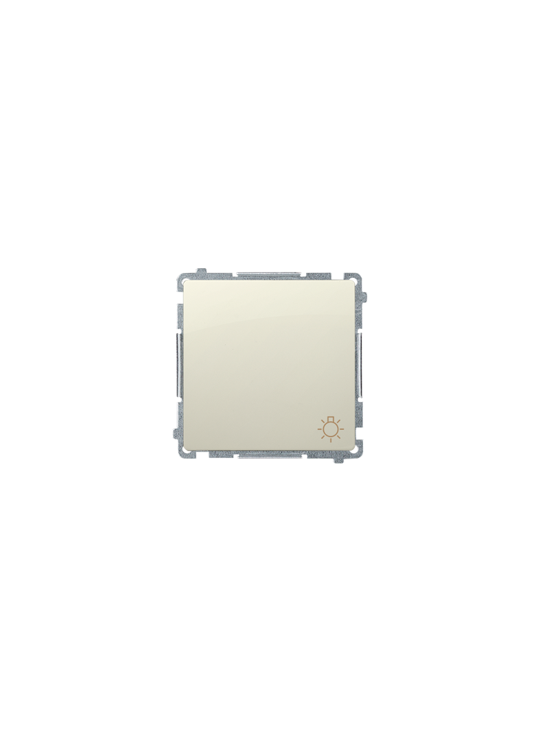 Simon Basic Przycisk światło 16A z. śrub. beż