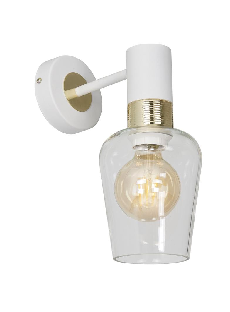 MILAGRO Kinkiet ROMA WHITE 1xE27