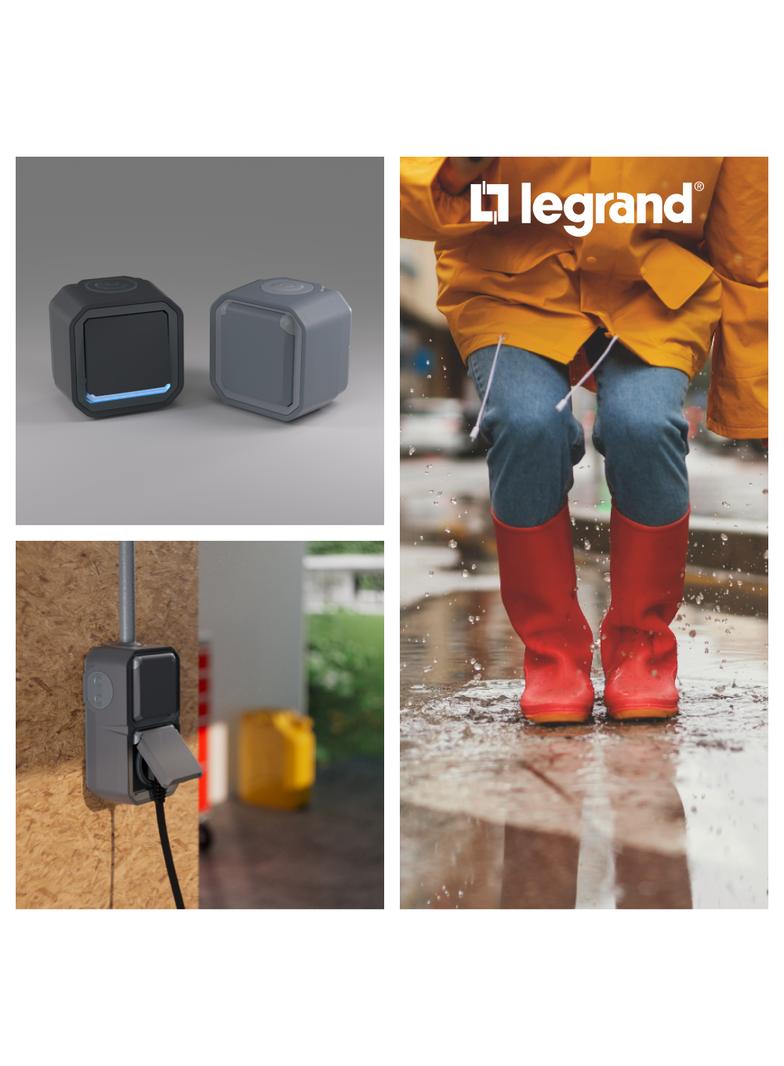 PLEXO Ramka pojedyncza podtynkowa szary 069681L LEGRAND