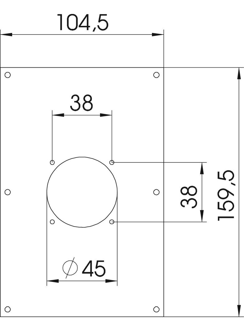 VHF-P7, PŁYTKA MONTAŻOWA