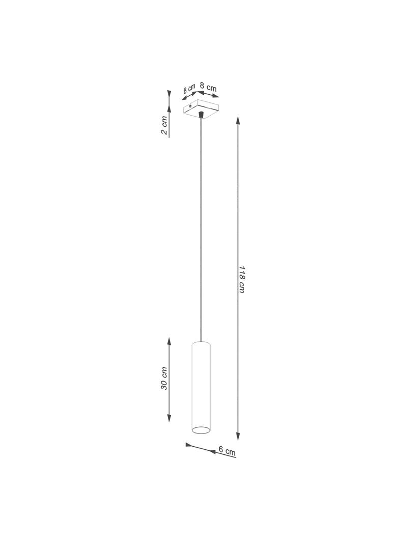Sollux Lampa wisząca LAGOS 1 beżowa SL.1479