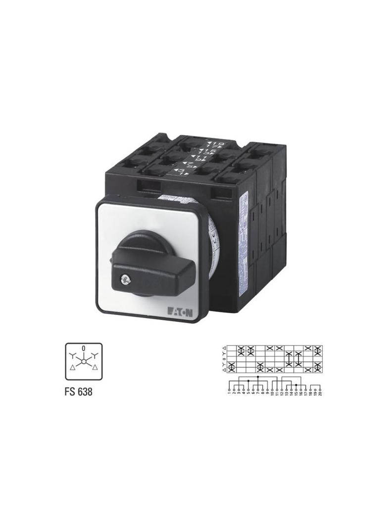 T3-5-15876/E Łącznik krzywkowy 32A 13kW 016776 EATON