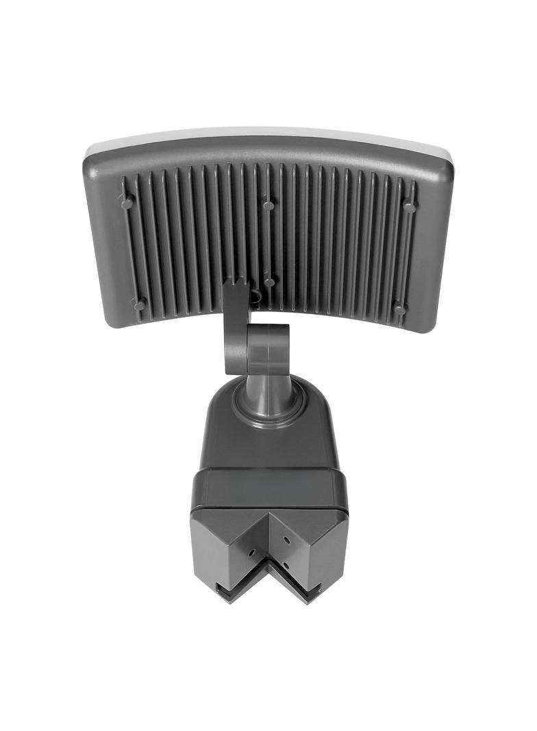 TOS LED 30W naświetlacz ogrodowy LED, 2200lm, IP65, 4000K, PC, szary