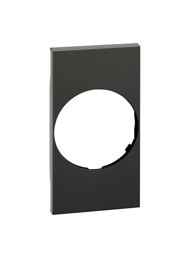 LIVING NOW - PLAKIETKA GNIAZDA 2P+Z SCHUKO - 2 MODUŁY - CZERŃ, Bticino