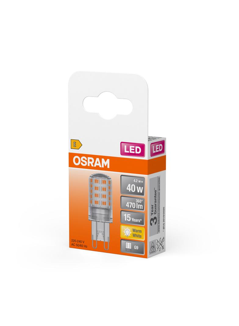 LAMPA LED PIN40 CL 4,2W/827 230V G9