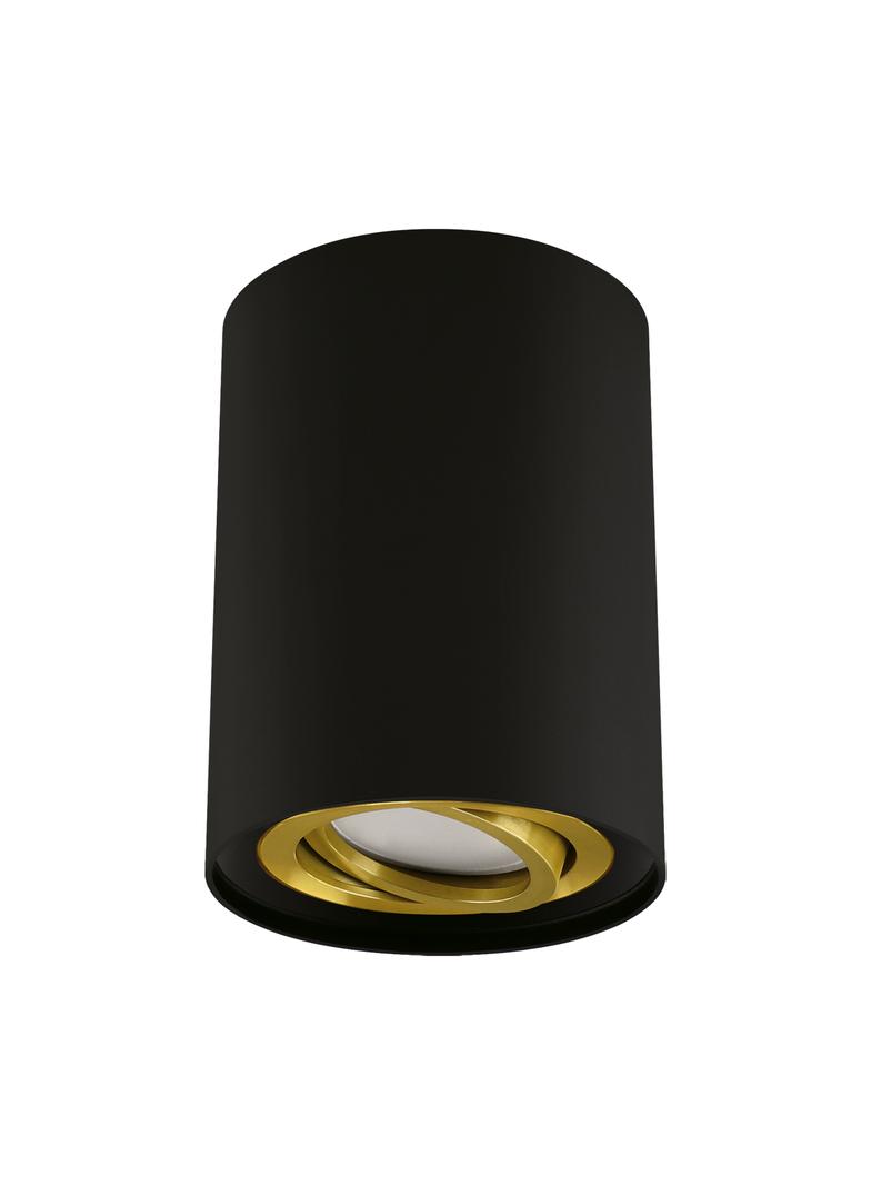 Oprawa sufitowa HARY C GU10 BLACK/GOLDEN