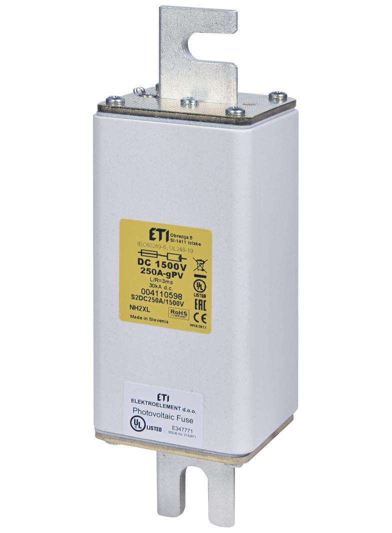 Wkładka topikowa M2XL DC 1500V M2XL gPV 250A 1500V DC 004110567 ETI