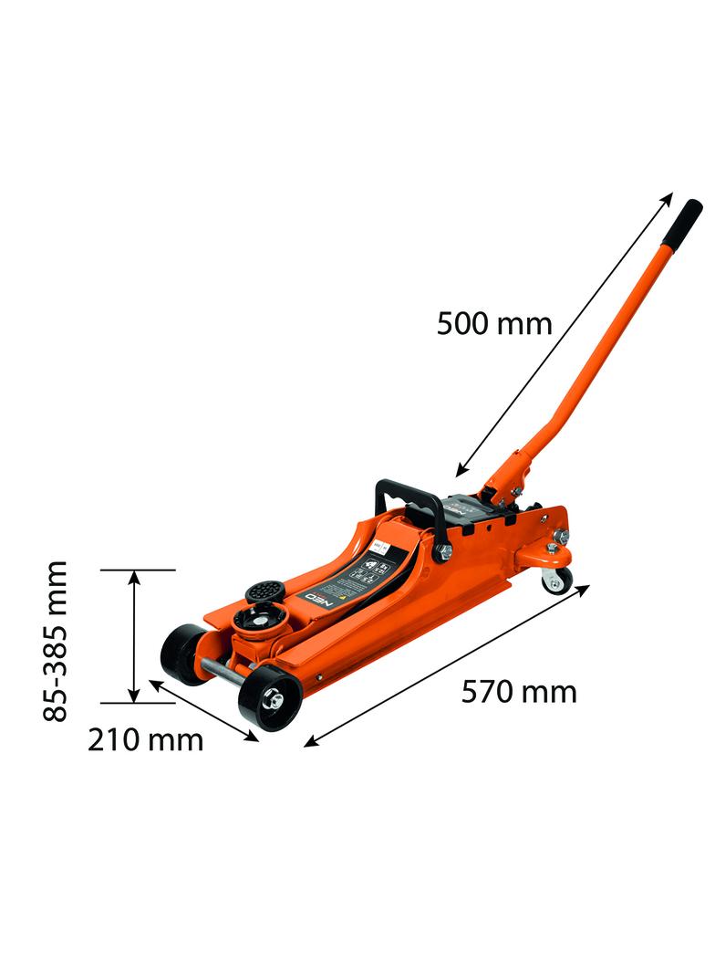 Podnośnik warsztatowy, żaba 2.5 T
