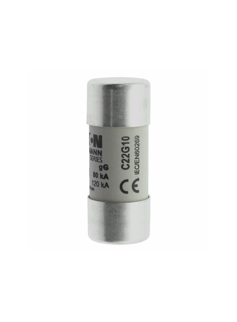 CYLINDRICAL FUSE 22 x 58 10A GG 690V AC Wkładka cylindryczna 22 x 58mm 10A GG 690V AC C22G10 EATON