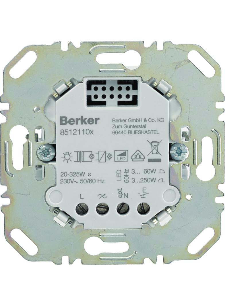 BERKER one.platform Elektroniczny sterownik załączający pojedynczy mechanizm 85121100 HAGER