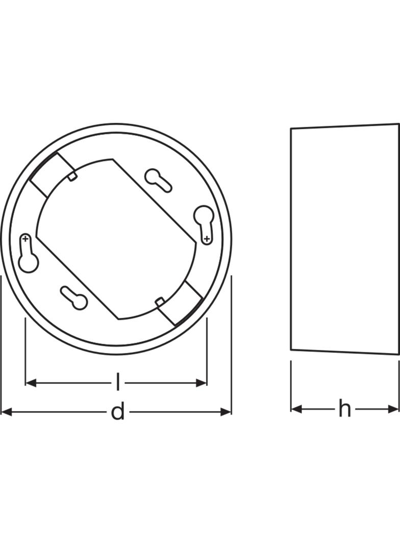 Adapter montażowy LUXeye SENSE CM KIT