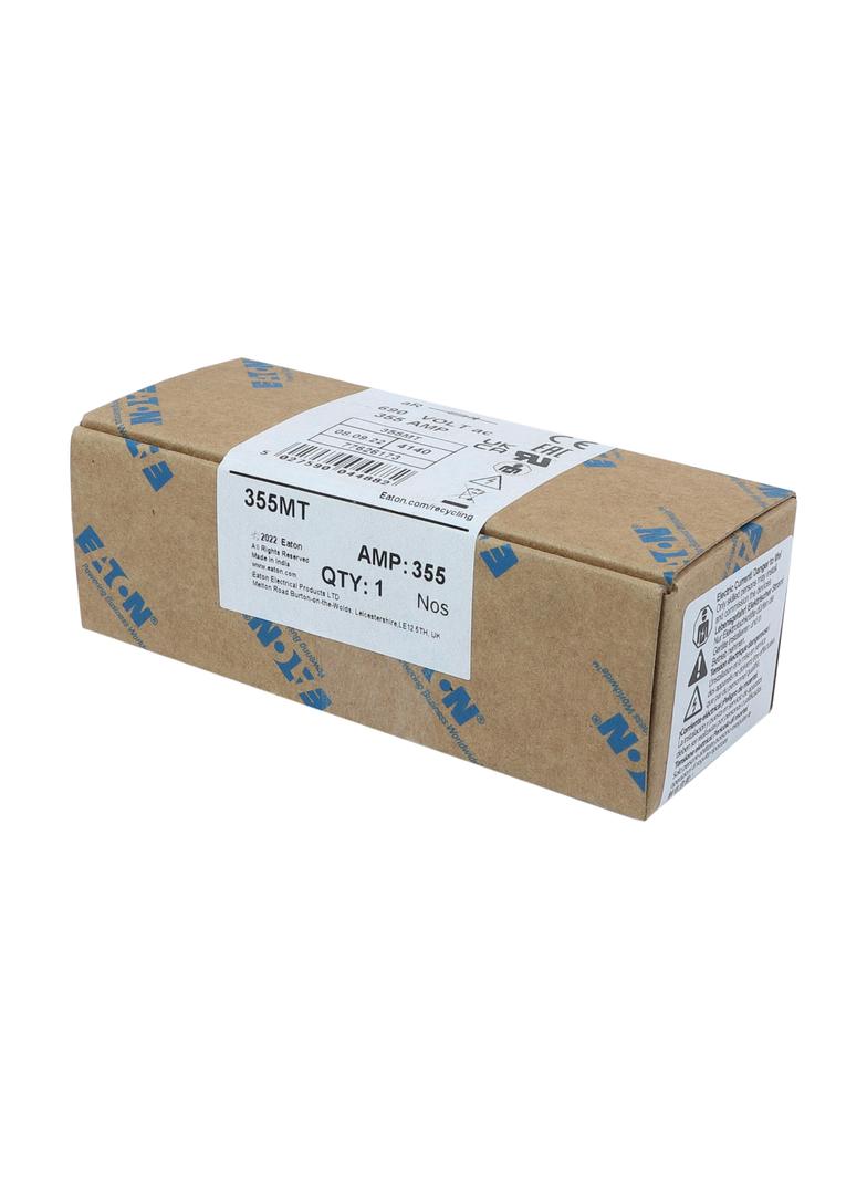 355AMP 690V AC BS88 HIGH SPEED FUSE Wkładka szybka 355A AC 690V DC 350V BS88 41x113 mm aR 355MT EATO