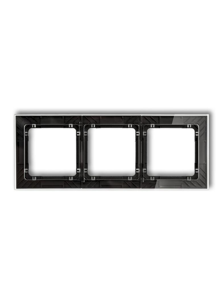 "DECO Ramka potrójna transparentna DECO Art - efekt szkła (ramka: transparentna