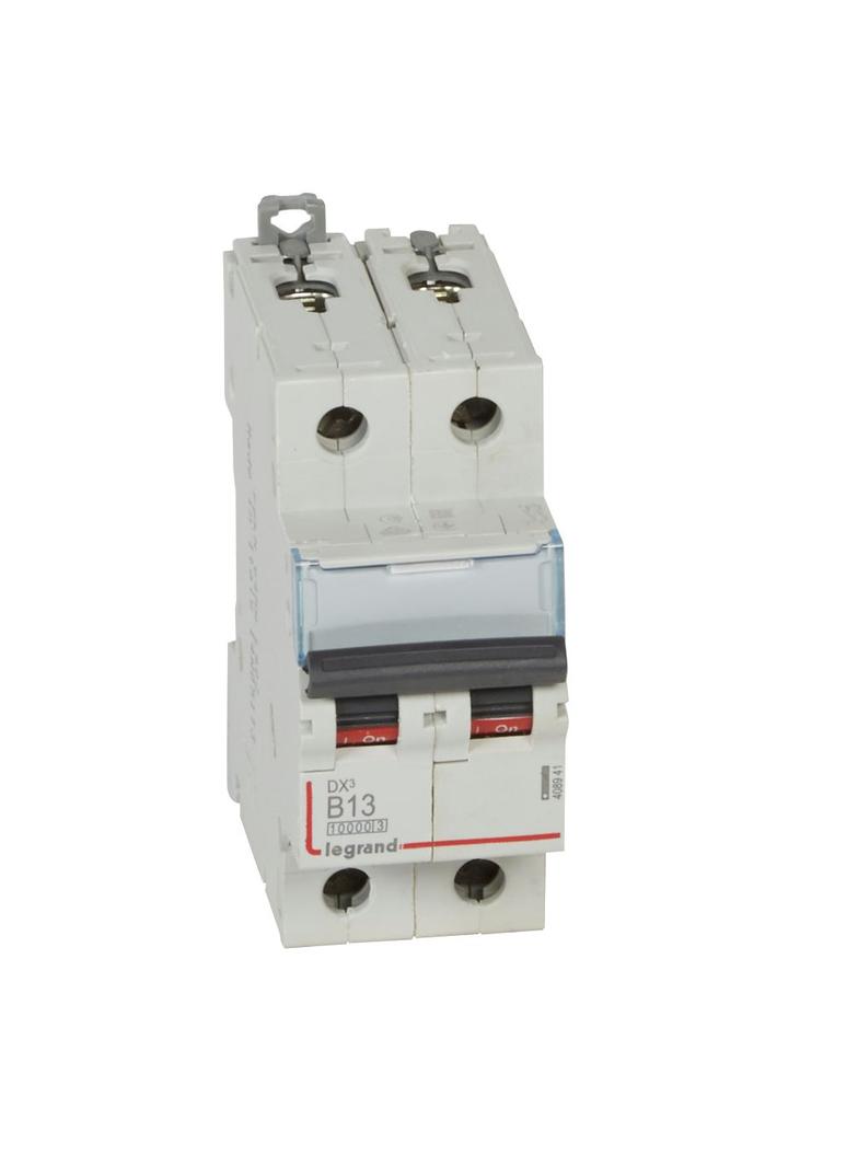 WYŁĄCZNIK NADPRĄDOWY S 312 2P B 13A 10000A SERII DX3, Legrand