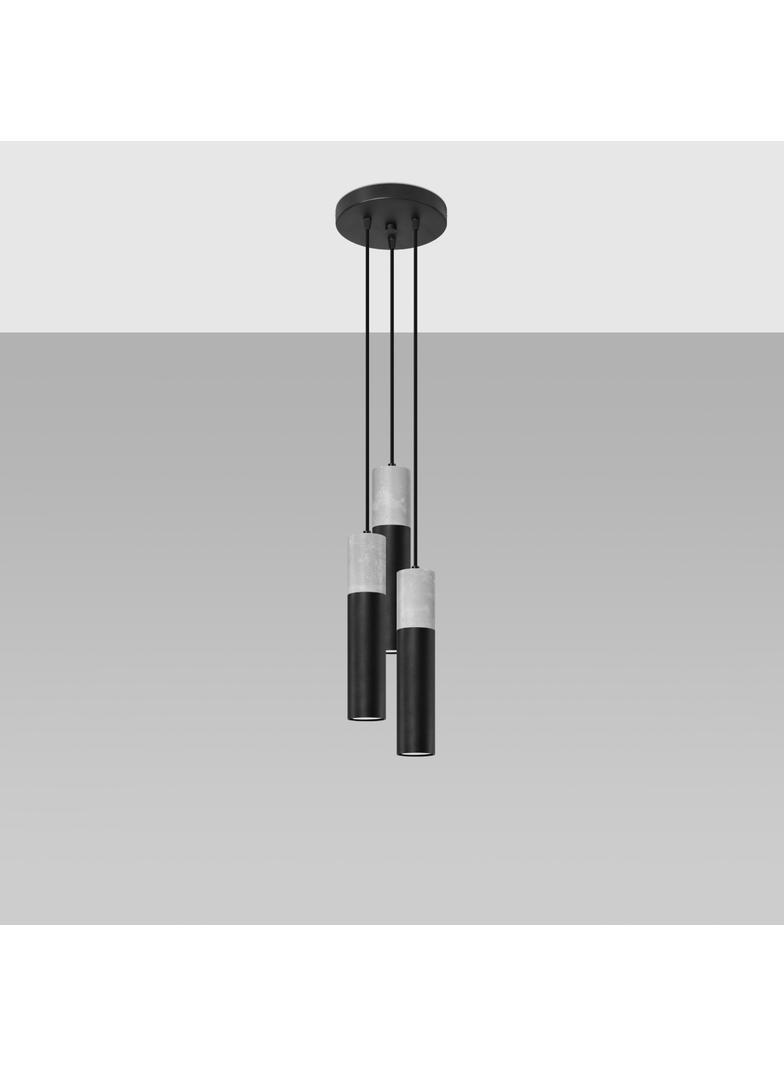 Lampa wisząca BORGIO 3P czarny