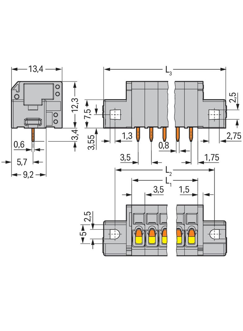 złączka do płytek drukowanych