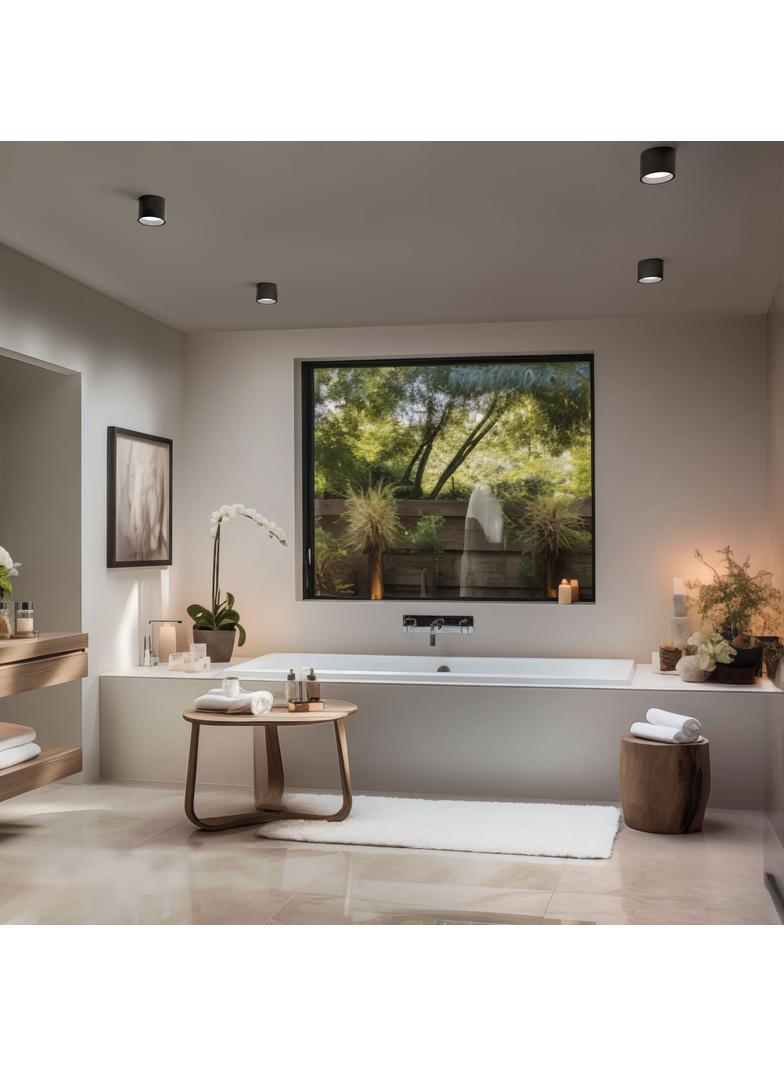 CHLOE AR111 NATYNKOWA ANTI-GLARE  GU10 250V IP20 118x110mm CZARNY okrągła